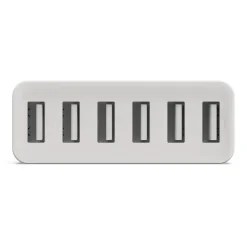 Linocell Hjemmekontor|Mobiltelefonladere|USB-ladestasjon med 6 porter