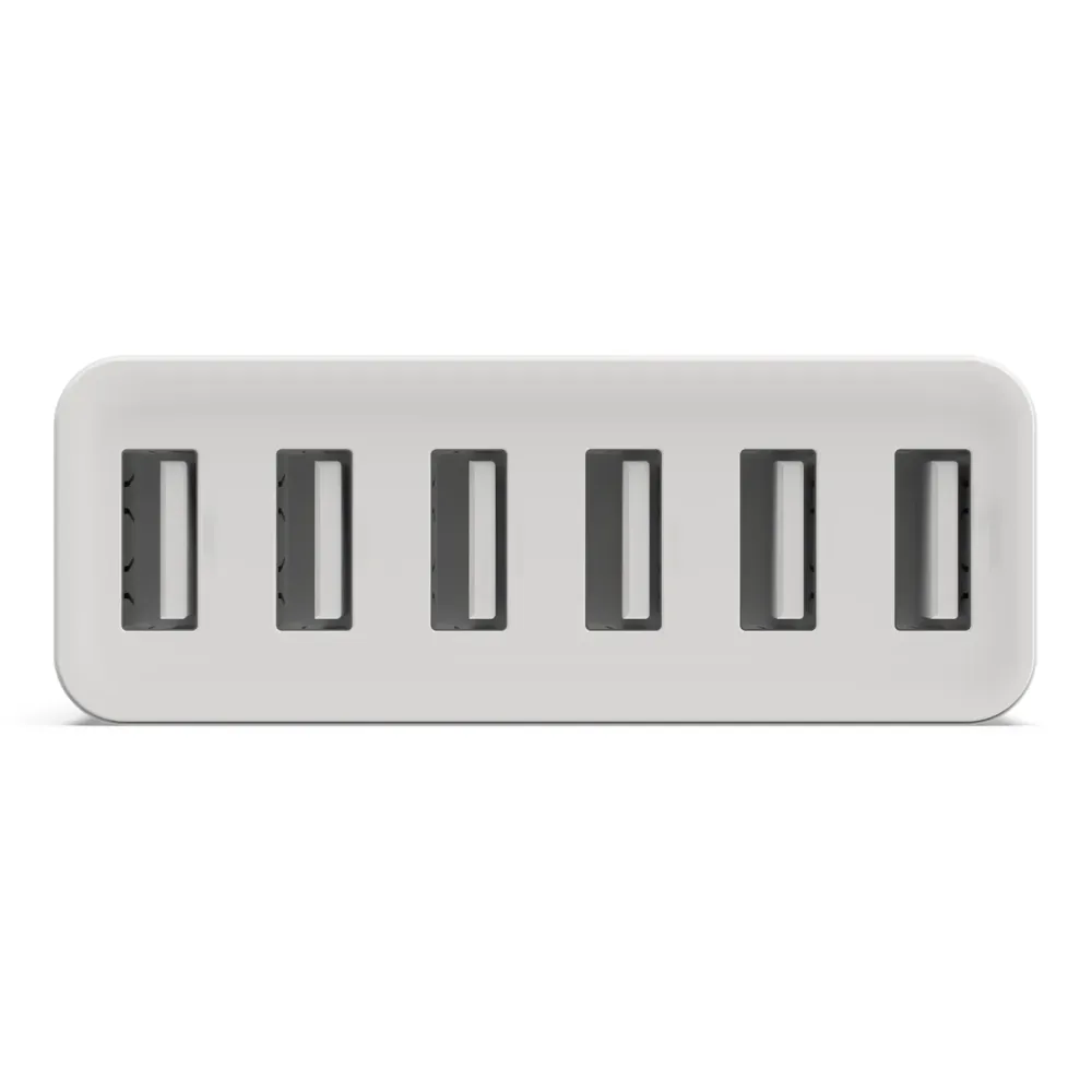 Linocell Hjemmekontor|Mobiltelefonladere|USB-ladestasjon med 6 porter