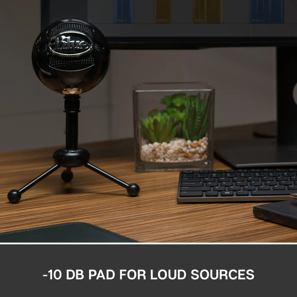 Logitech C Skjermbeskytter Og Deksel|Gamingskjermer|Blue Snowball USB-stereomikrofon Svart