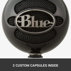 Logitech C Skjermbeskytter Og Deksel|Gamingskjermer|Blue Snowball USB-stereomikrofon Svart
