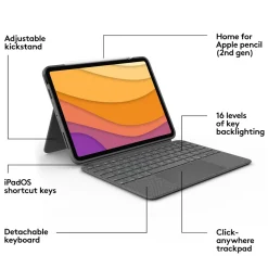 Logitech Tastatur|Ipad Og Tilbehør|Combo Touch Tastatur for iPad Air (4.-5. gen)
