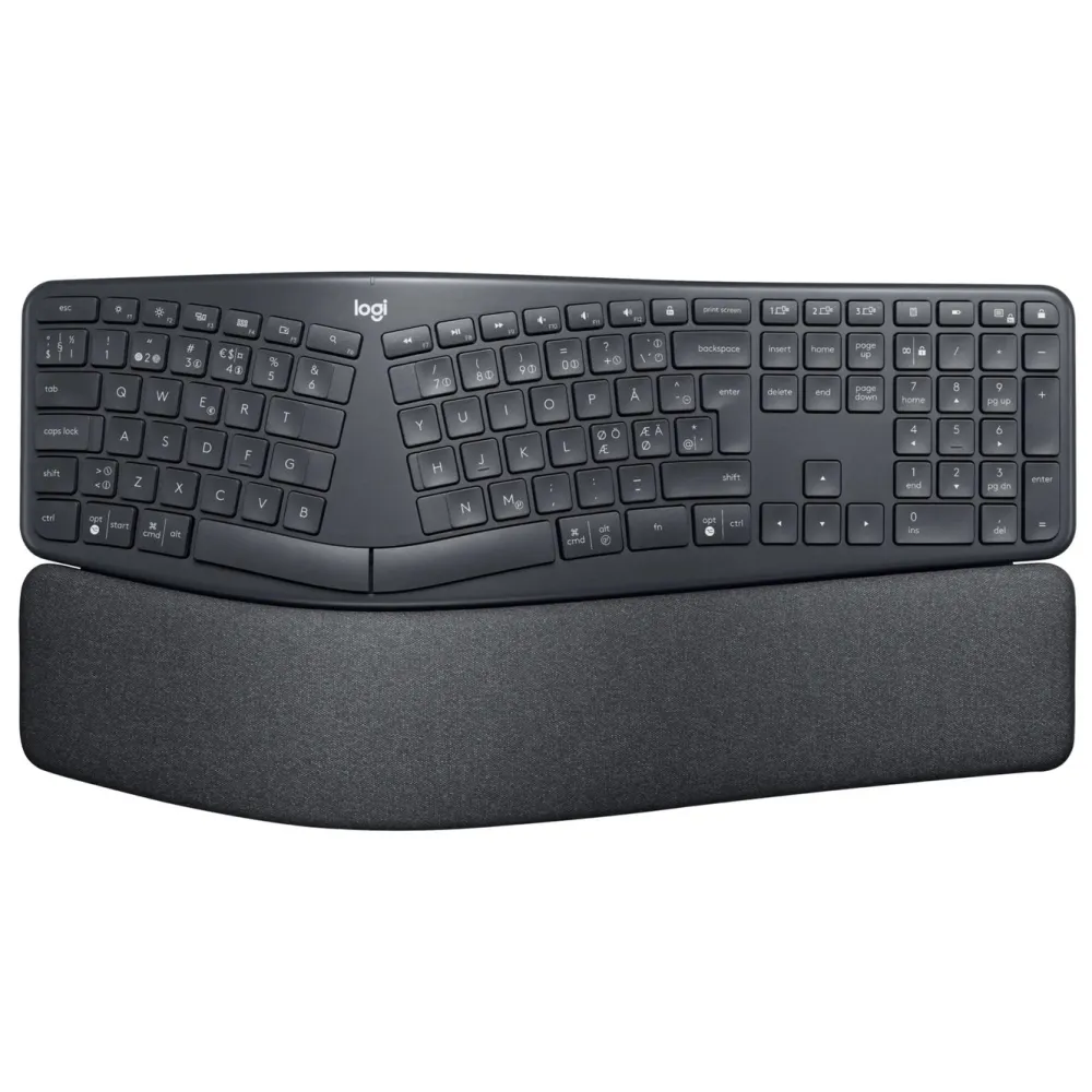 Logitech Datatilbehør|Ergonomi|Ergo K860 Ergonomisk tastatur