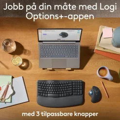 Logitech Datatilbehør|Ergonomi|Ergo M575S Trådløs mus med styrekule
