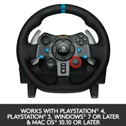Logitech G Ratt Og Pedaler|29 Driving Force Ratt til Playstation og PC