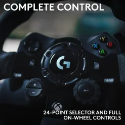 Logitech G Ratt Og Pedaler|923 Driving Force Ratt til Xbox og PC
