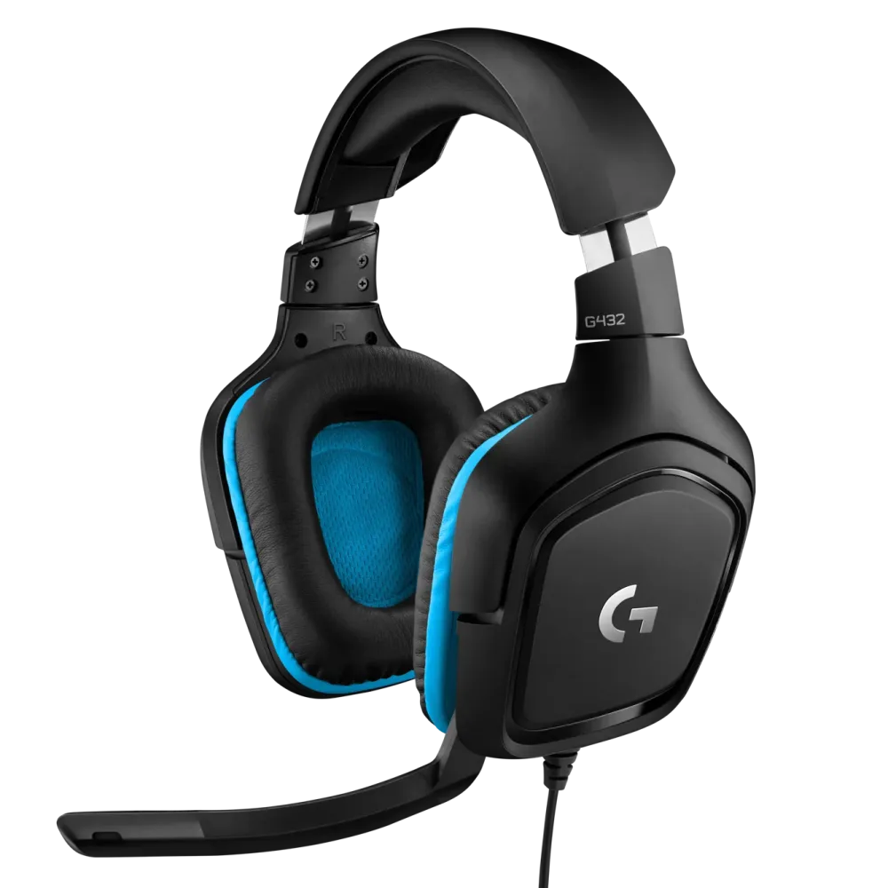 Logitech G Gaming Hodetelefoner|432 Gamingheadset med surroundlyd