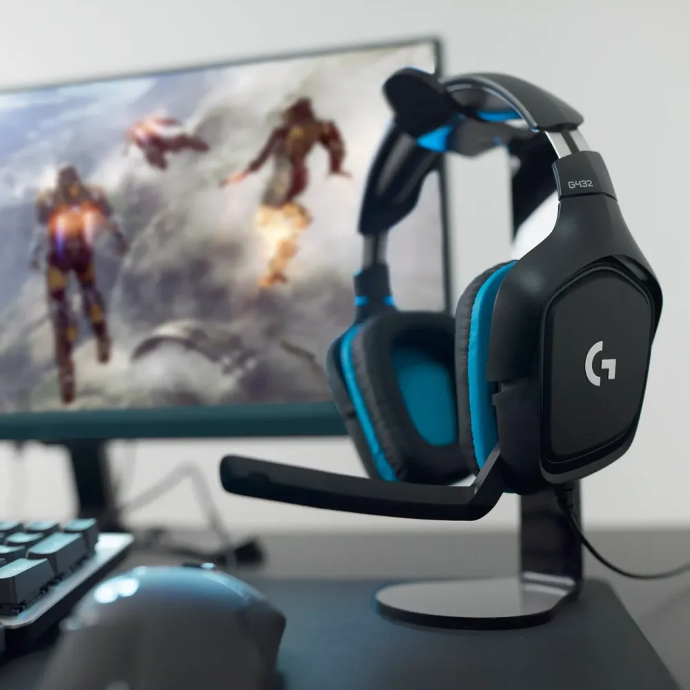 Logitech G Gaming Hodetelefoner|432 Gamingheadset med surroundlyd