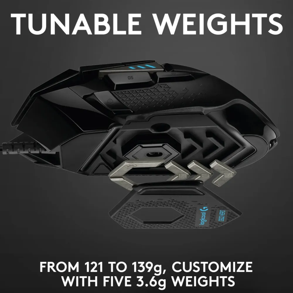 Logitech G Gaming Mus|Datamus|502 Hero Profesjonell gamingmus
