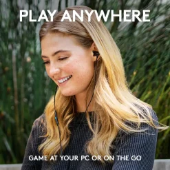 Logitech G Gaming Hodetelefoner|Hodetelefoner Og Hodesett|333 In-ear-gaminghodetelefoner Svart