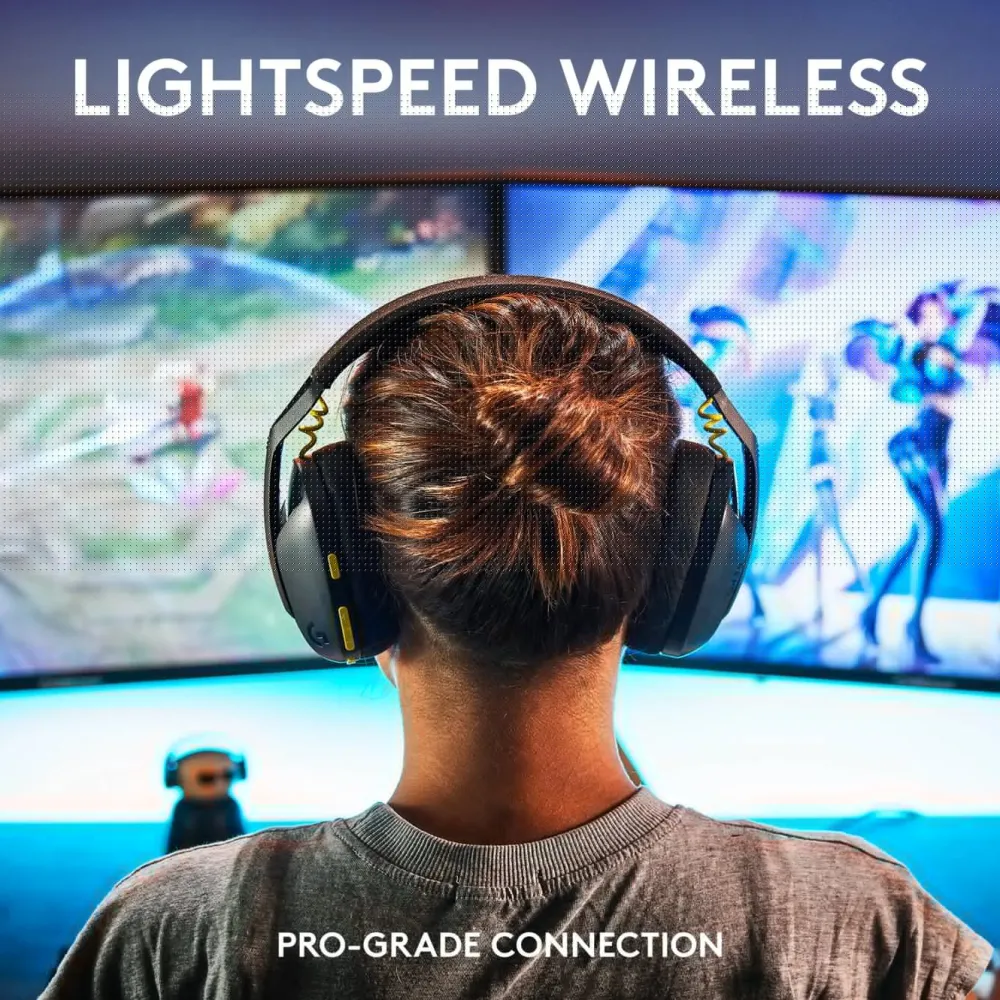 Logitech G Dataheadset|Gaming Hodetelefoner|435 Lightspeed Trådløst gamingheadset