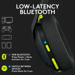 Logitech G Dataheadset|Gaming Hodetelefoner|435 Lightspeed Trådløst gamingheadset