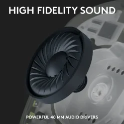 Logitech G Dataheadset|Gaming Hodetelefoner|435 Lightspeed Trådløst gamingheadset