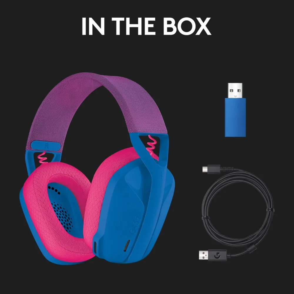 Logitech G Dataheadset|Gaming Hodetelefoner|435 Lightspeed Trådløst gamingheadset