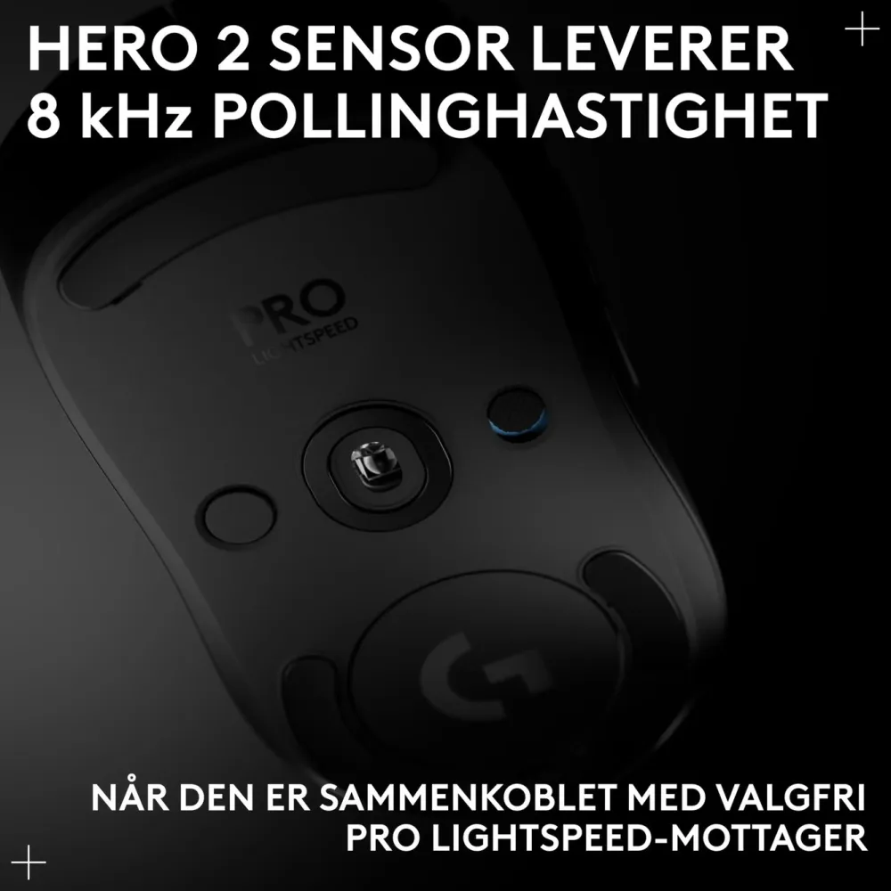 Logitech G Gaming Mus|Datamus|Pro 2 Trådløs gamingmus for proffer