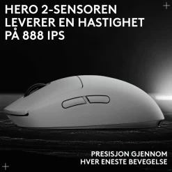 Logitech G Gaming Mus|Datamus|Pro 2 Trådløs gamingmus for proffer