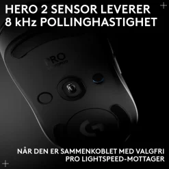 Logitech G Gaming Mus|Datamus|Pro 2 Trådløs gamingmus for proffer