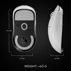 Logitech G Gaming Mus|Datamus|Pro X Superlight Trådløs gamingmus