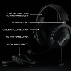 Logitech G Dataheadset|Gaming Hodetelefoner|Pro X Wireless Trådløst gamingheadset