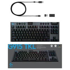 Logitech G Tastatur|Gaming Tastatur|915 TKL Mekanisk tastatur