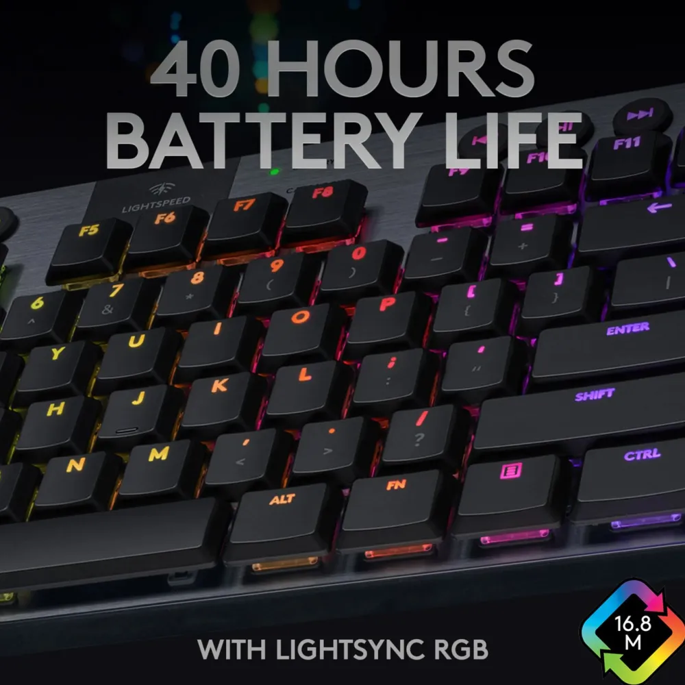Logitech G Tastatur|Gaming Tastatur|915 TKL Mekanisk tastatur