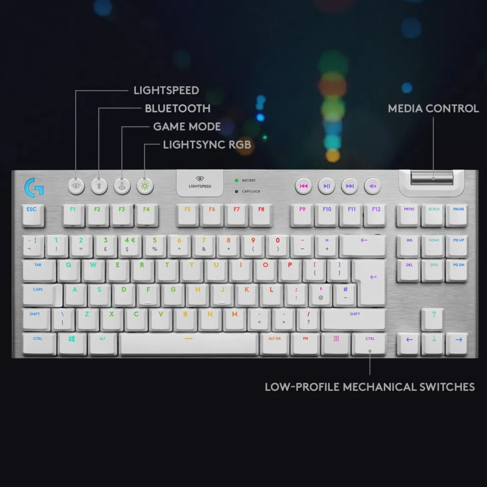 Logitech G Tastatur|Gaming Tastatur|915 TKL Mekanisk tastatur