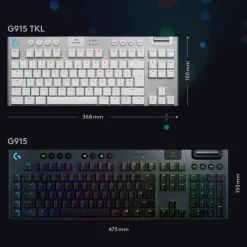 Logitech G Tastatur|Gaming Tastatur|915 TKL Mekanisk tastatur