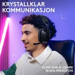 Logitech Gaming Hodetelefoner|G321 Trådløst gamingheadset Svart