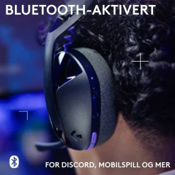 Logitech Gaming Hodetelefoner|G321 Trådløst gamingheadset Svart