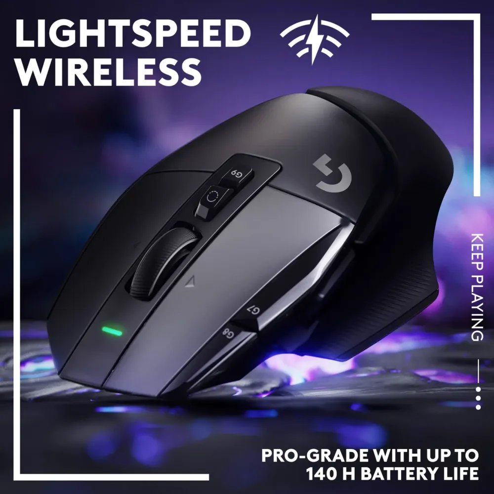 Logitech G Gaming Mus|Datamus|502 X Lightspeed Trådløs gamingmus