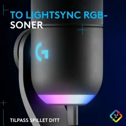 Logitech G Streaming|Mikrofoner|Yeti GX USB-mikrofon