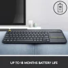 Logitech Tastatur|Gaming Tastatur|K400 Plus Trådløst tastatur med Touchpad