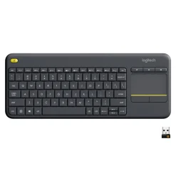 Logitech Tastatur|Gaming Tastatur|K400 Plus Trådløst tastatur med Touchpad