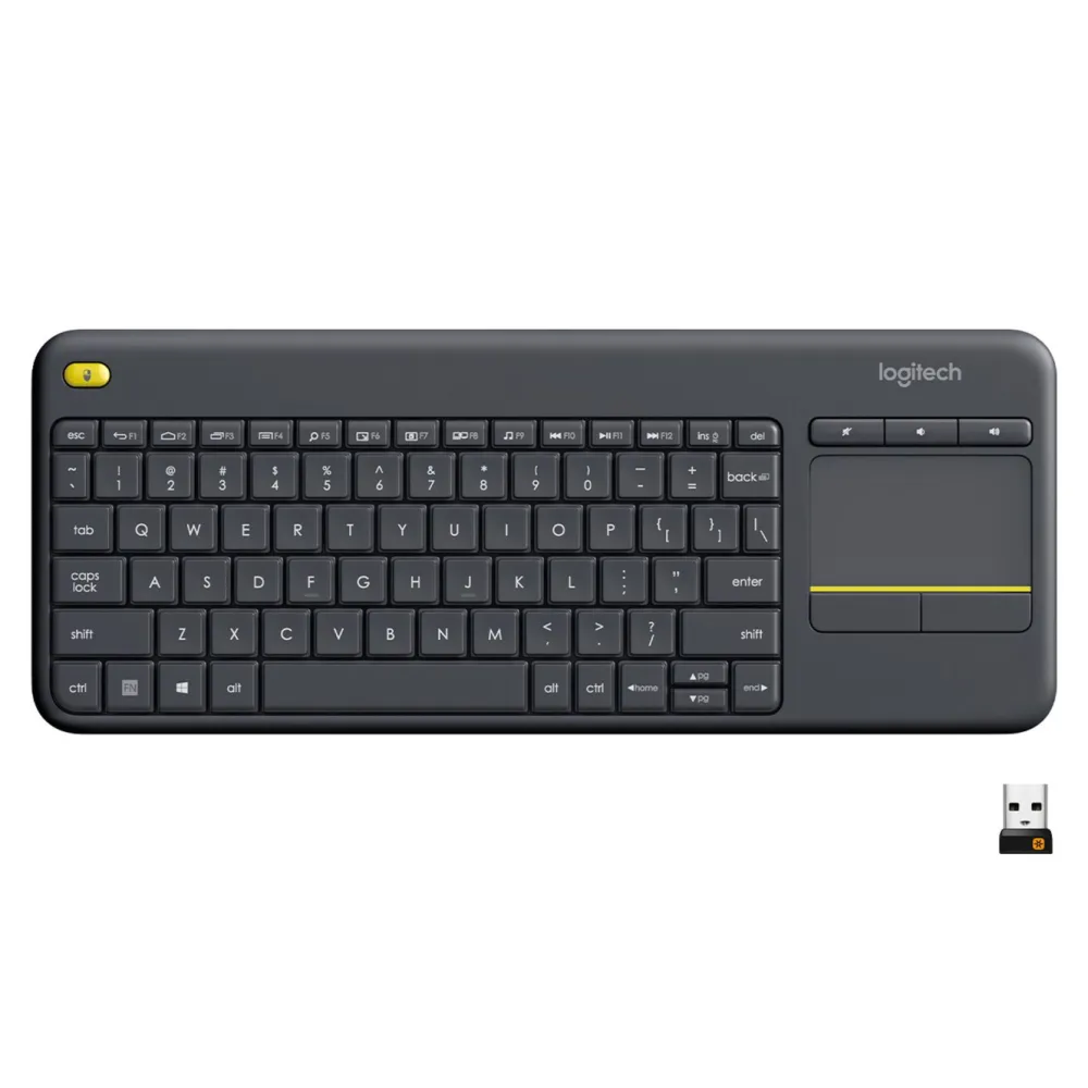 Logitech Tastatur|Gaming Tastatur|K400 Plus Trådløst tastatur med Touchpad