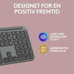 Logitech Tastatur|Gaming Tastatur|K950 Signature Slim Trådløst tastatur