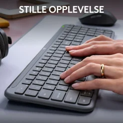 Logitech Tastatur|Gaming Tastatur|MK950 Signature Slim Trådløst tastatur og mus