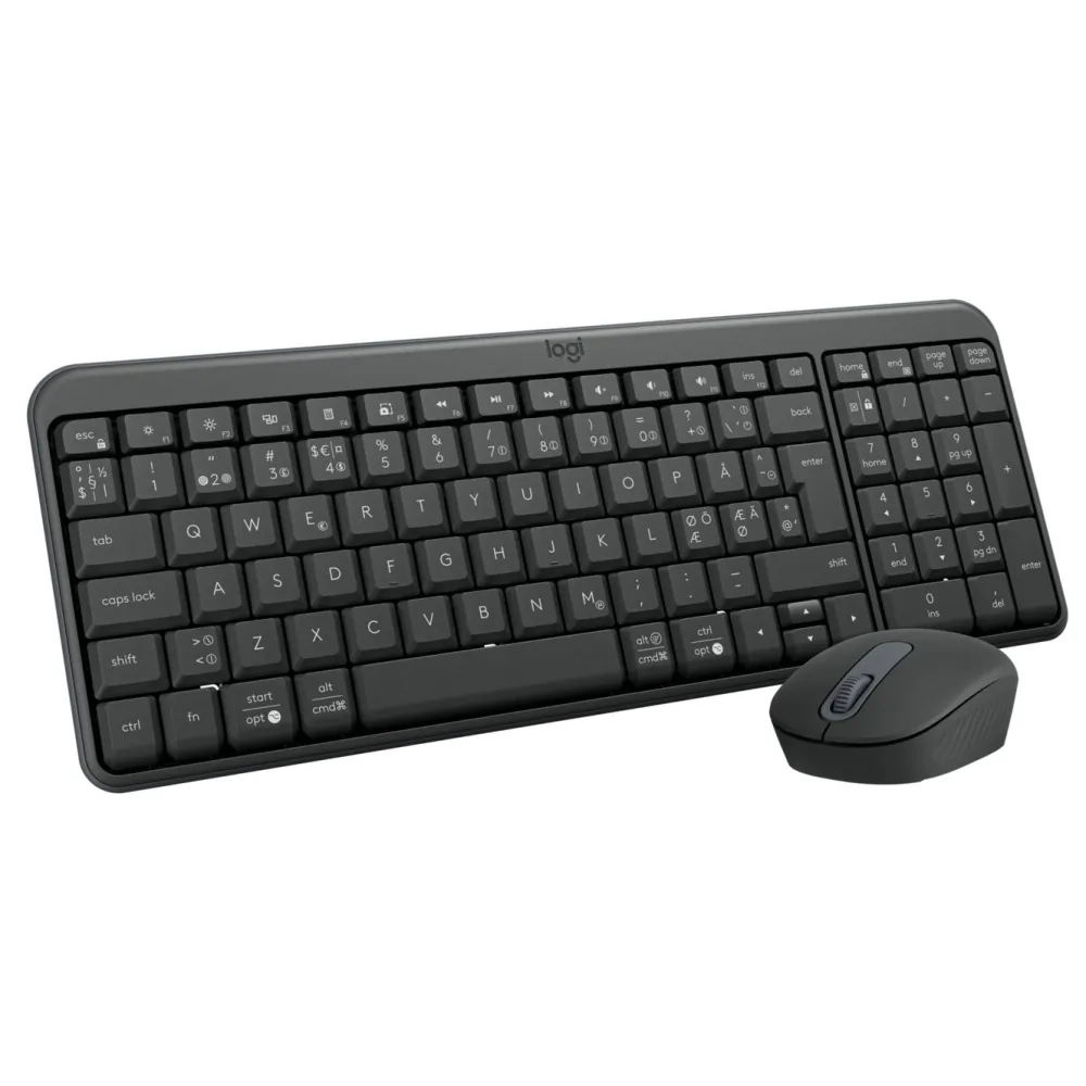 Logitech Tastatur|Gaming Tastatur|MK250 Trådløst tastatur med mus