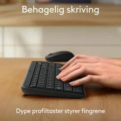 Logitech Tastatur|Gaming Tastatur|MK250 Trådløst tastatur med mus