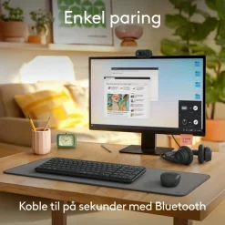 Logitech Tastatur|Gaming Tastatur|MK250 Trådløst tastatur med mus