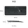 Logitech Tastatur|Gaming Tastatur|MK540 Trådløst tastatur og mus