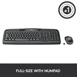 Logitech Tastatur|Gaming Tastatur|MK330 trådløst tastatur og mus