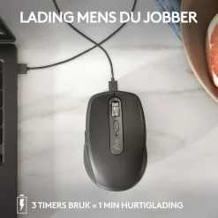 Logitech Datamus|MX Anywhere 3S Trådløs mus Graphite