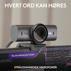 Logitech Hjemmekontor|Webkameraer|MX Brio 4K Webkamera