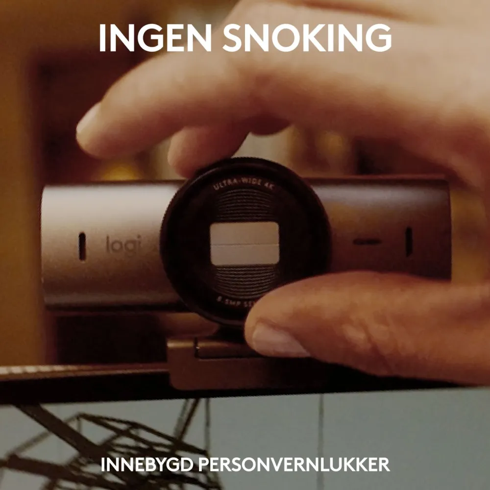 Logitech Hjemmekontor|Webkameraer|MX Brio 4K Webkamera