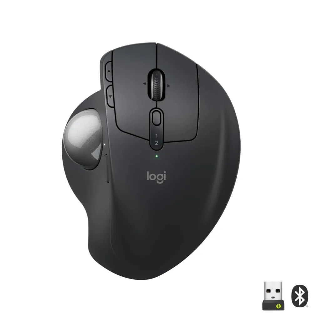 Logitech Datatilbehør|Ergonomi|MX Ergo S Ergonomisk mus med styrekule