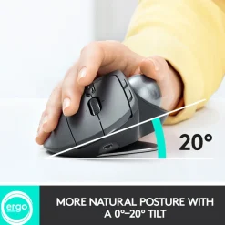Logitech Datatilbehør|Datamus|MX Ergo Trådløs styrekule