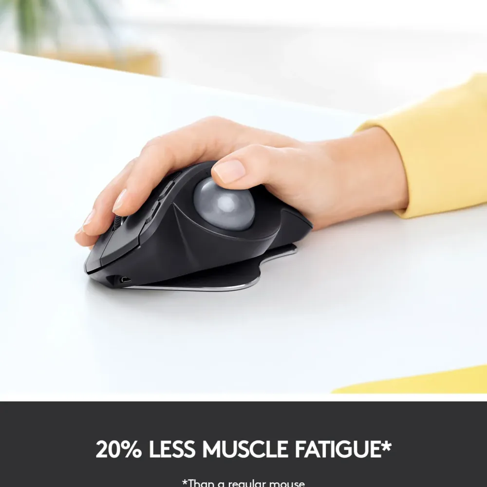 Logitech Datatilbehør|Datamus|MX Ergo Trådløs styrekule