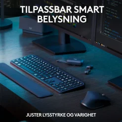 Logitech Tastatur|Gaming Tastatur|MX Keys S COMBO Trådløst tastatur og Mus