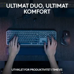 Logitech Tastatur|Gaming Tastatur|MX Keys S COMBO Trådløst tastatur og Mus