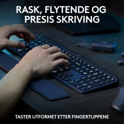 Logitech Tastatur|Gaming Tastatur|MX Keys S COMBO Trådløst tastatur og Mus