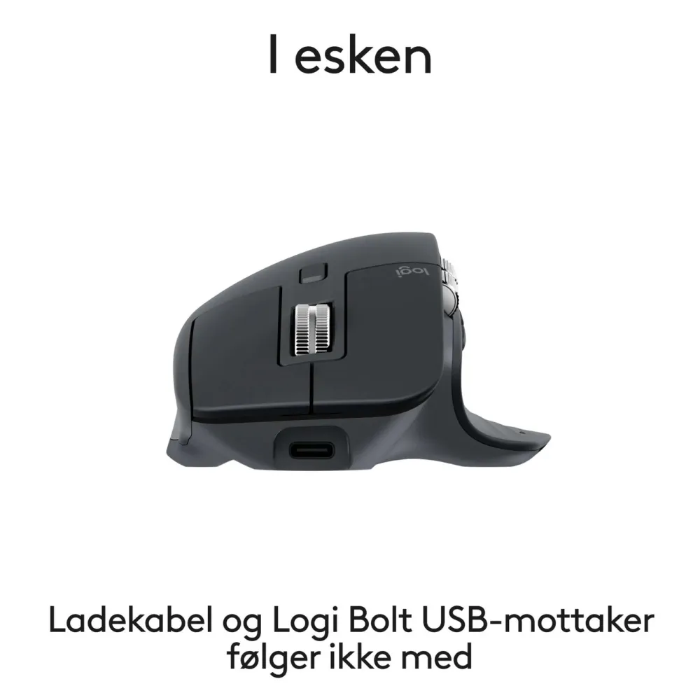Logitech Datatilbehør|Ergonomi|Mx Master 3s Trådløs datamus